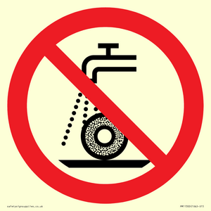 Prohibition: Do not use for wet grinding
